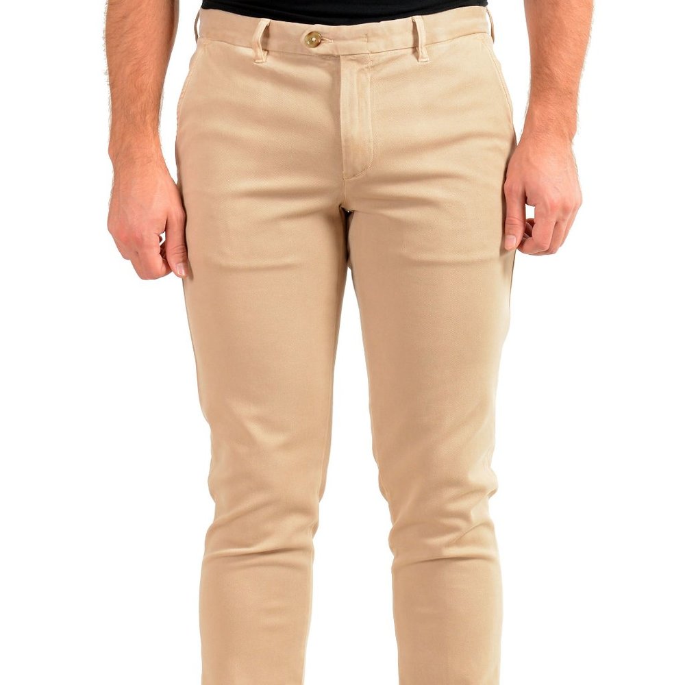 Hugo Boss Men's "Kaito1-Der-W2" Beige Pants